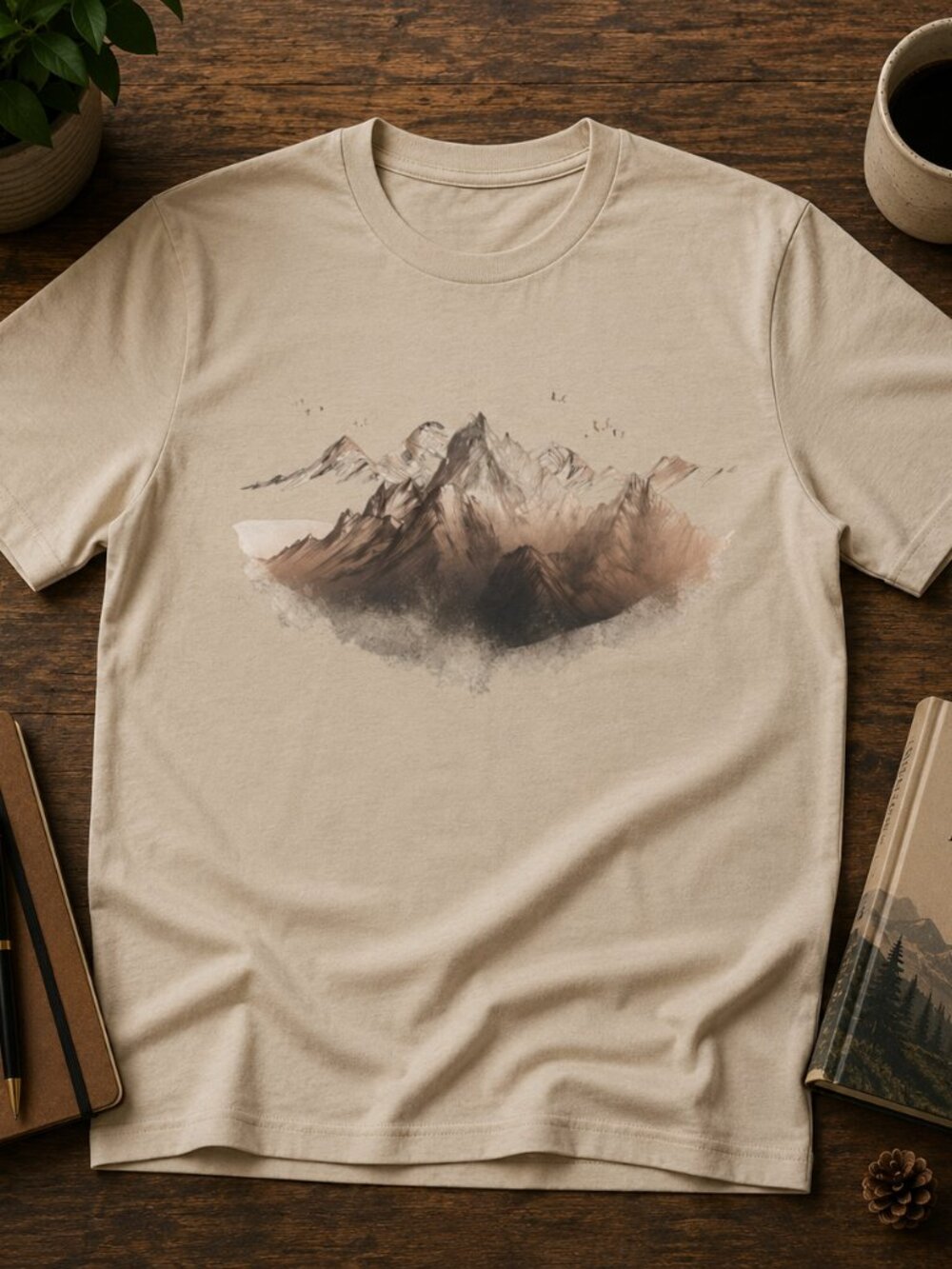 Mountain Freedom T-Shirt | Camping Hiking Nature Graphic Tee